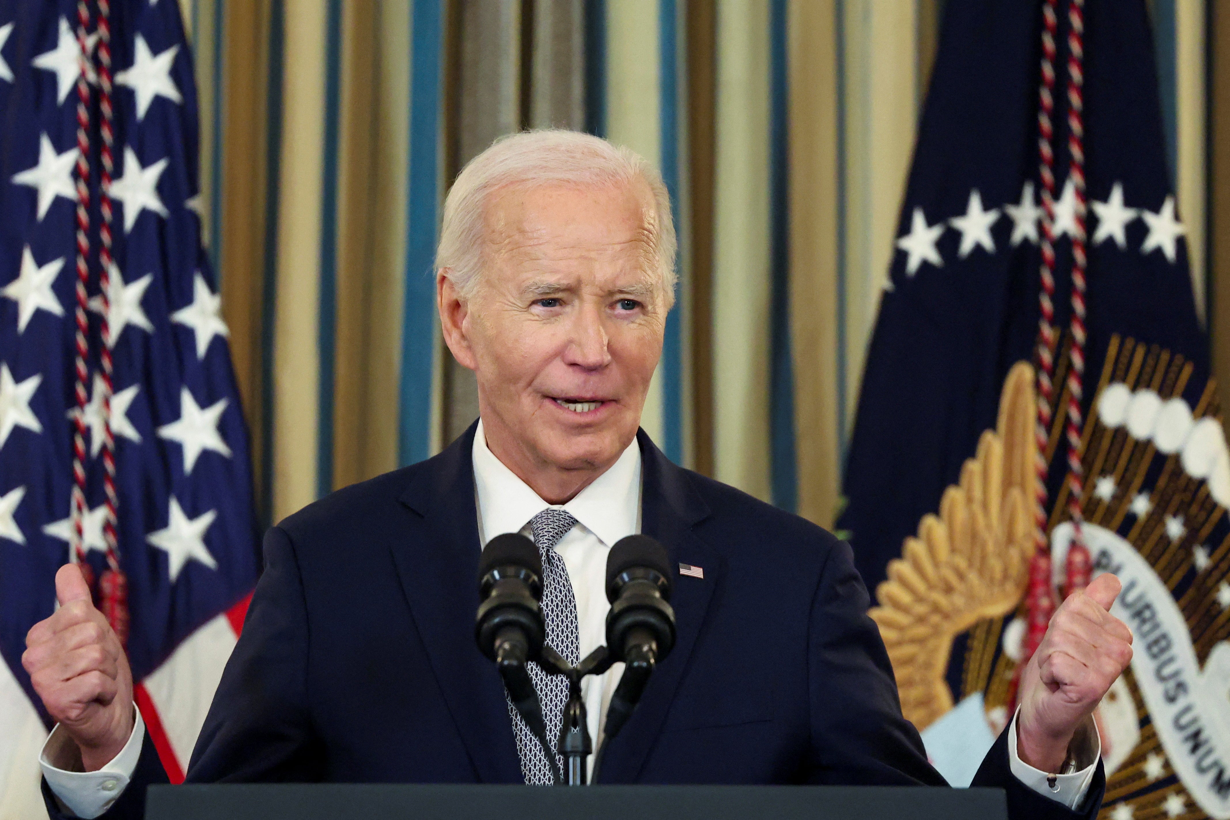 U.S. President Joe Biden delivers remarks on securing 235 judicial confirmations, at the White House in Washington, U.S., January 2, 2025.