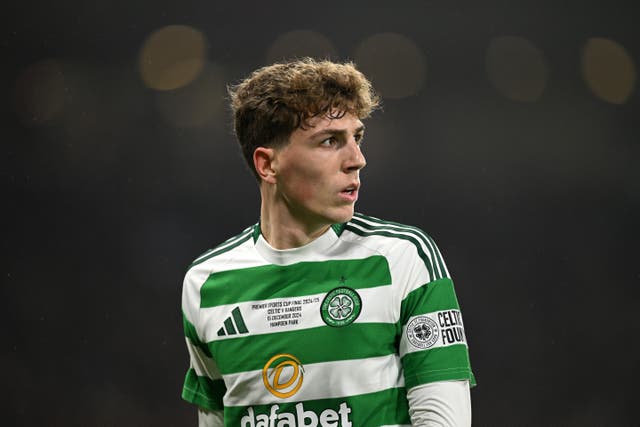 <p>Arne Engelss was struck by a coin late on at Ibrox</p>