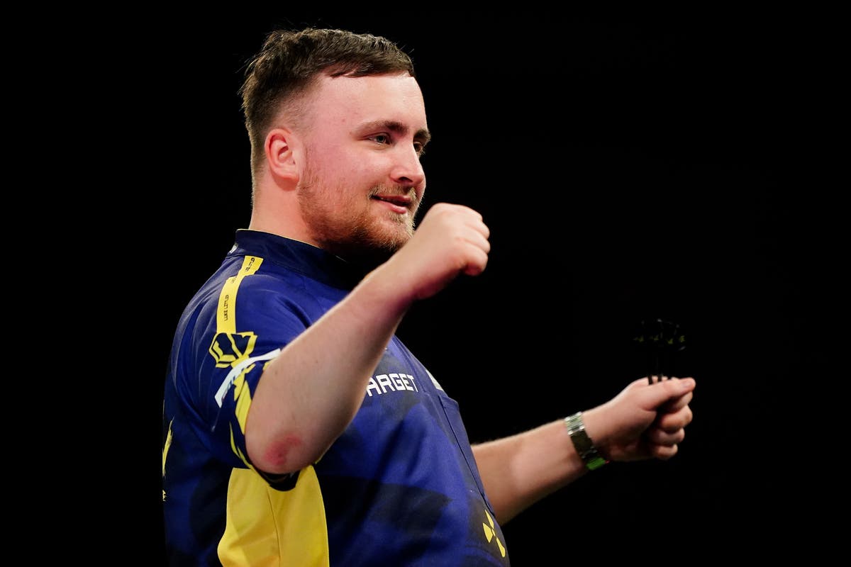 Luke Littler Competes in World Darts Final