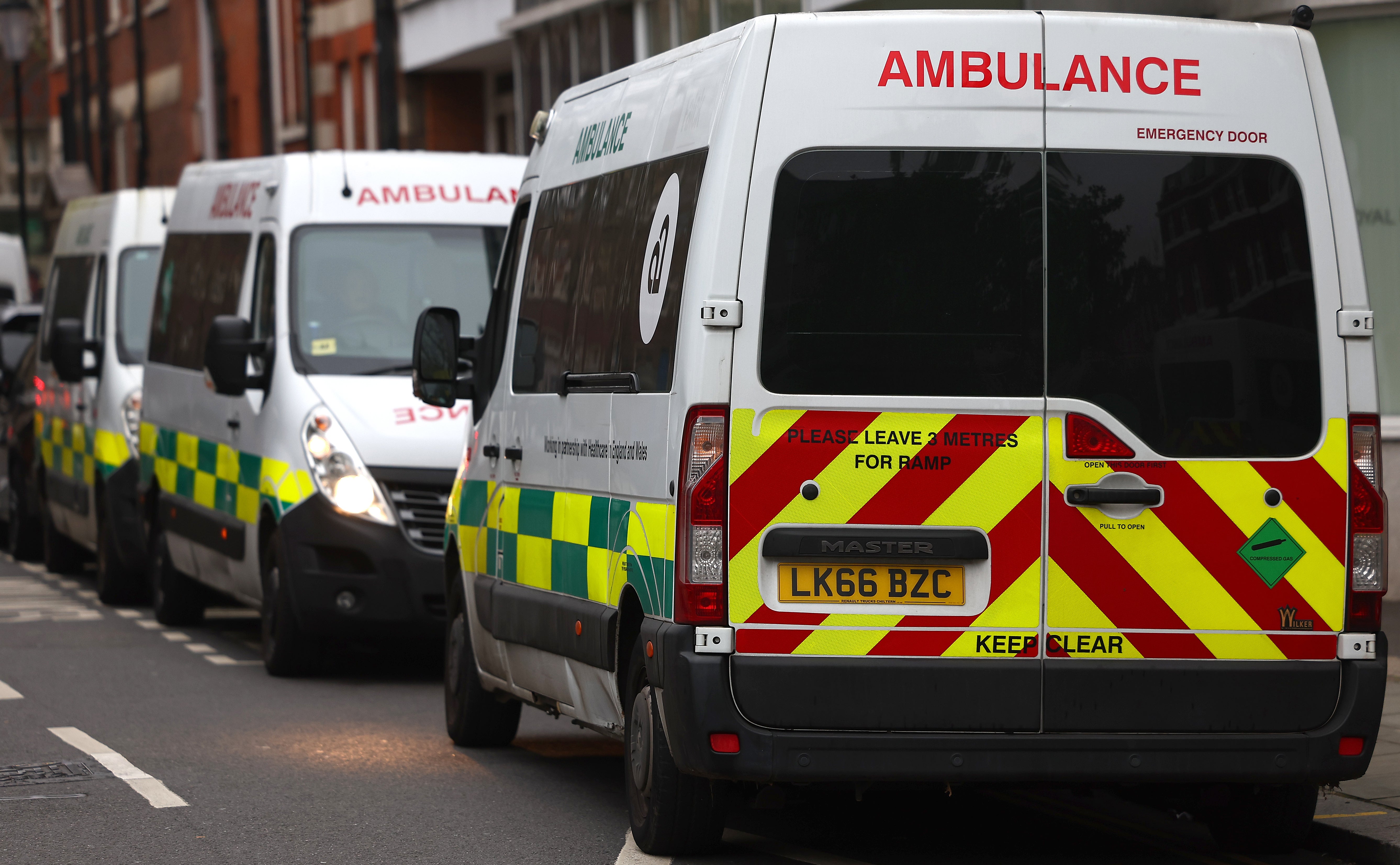 Many hospitals are overwhelmed and patients are being discharged in ambulances