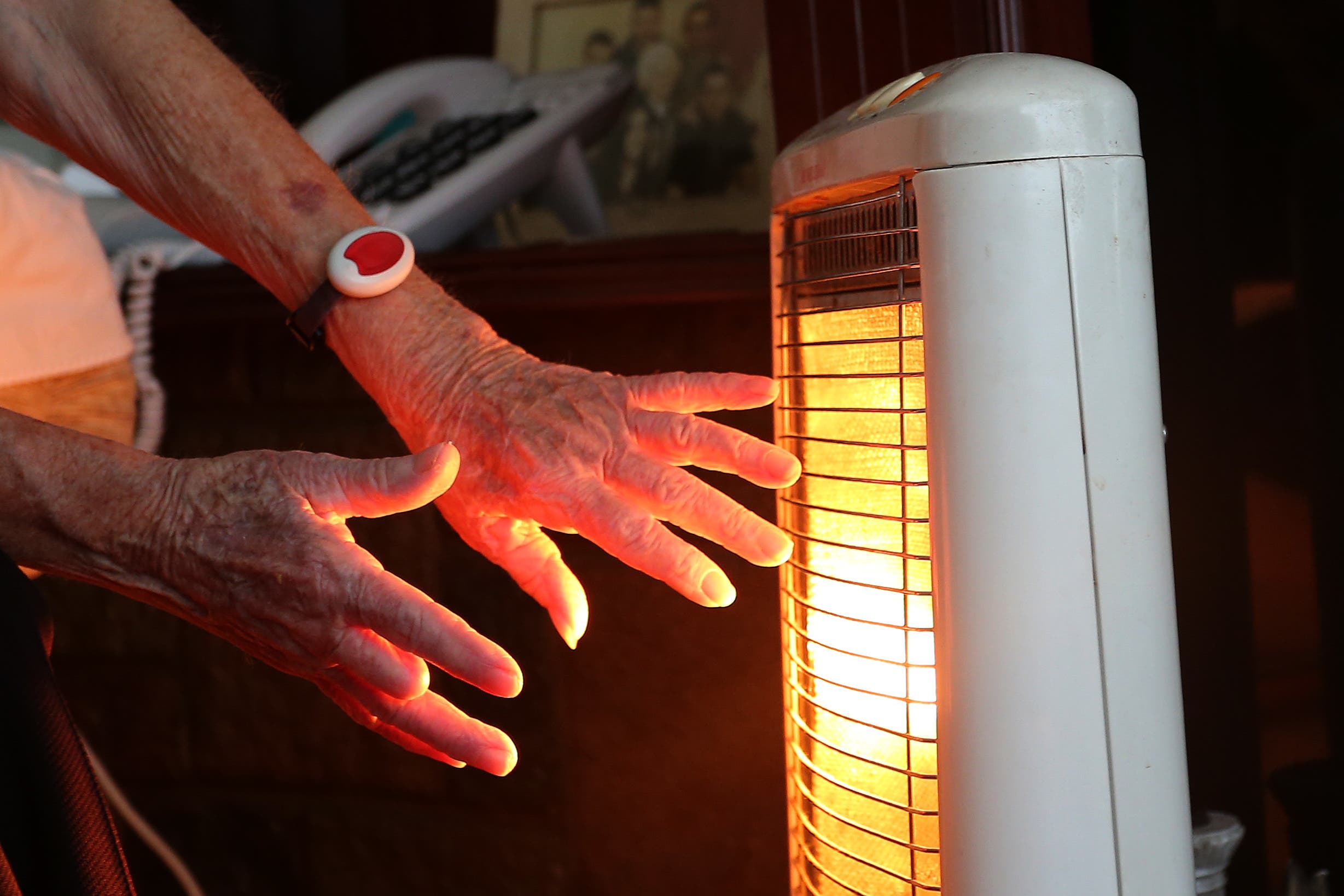 The Health Secretary said people should have their heating on during the cold snap (PA)