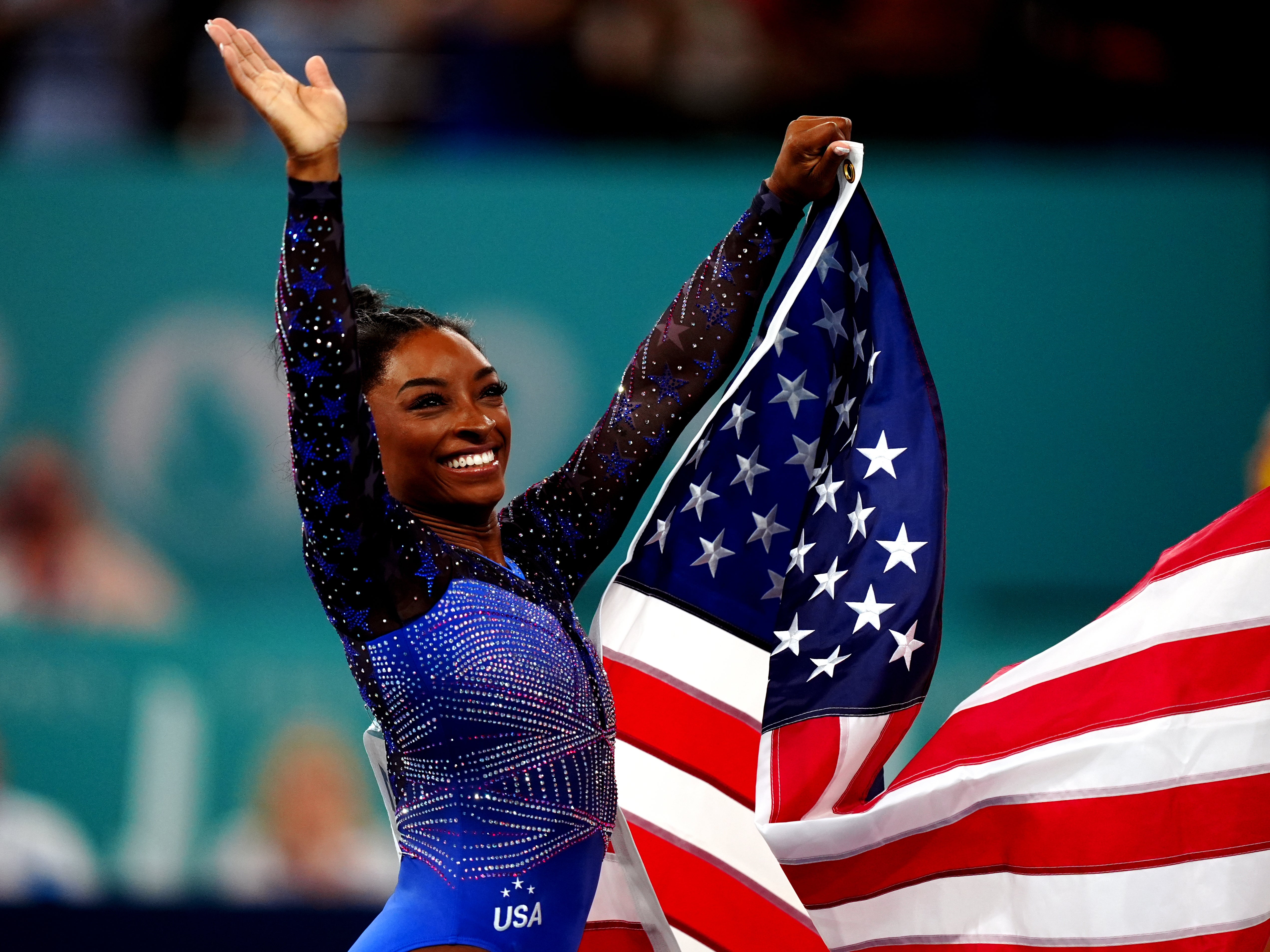 Biles won three gold medals and one silver at the Paris 2024 Olympics