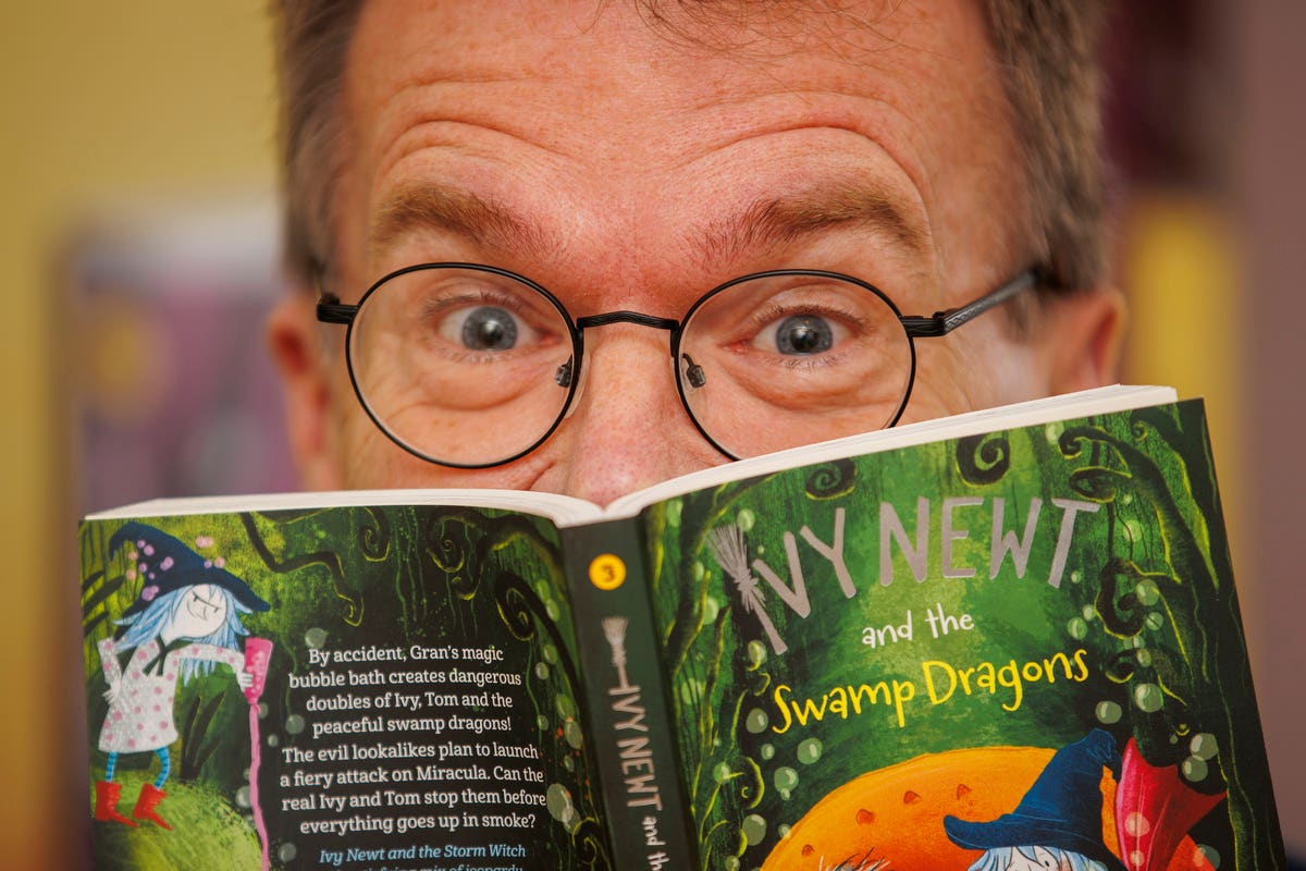 Children’s author Derek Keilty at his home in Belfast (Liam McBurney/PA)