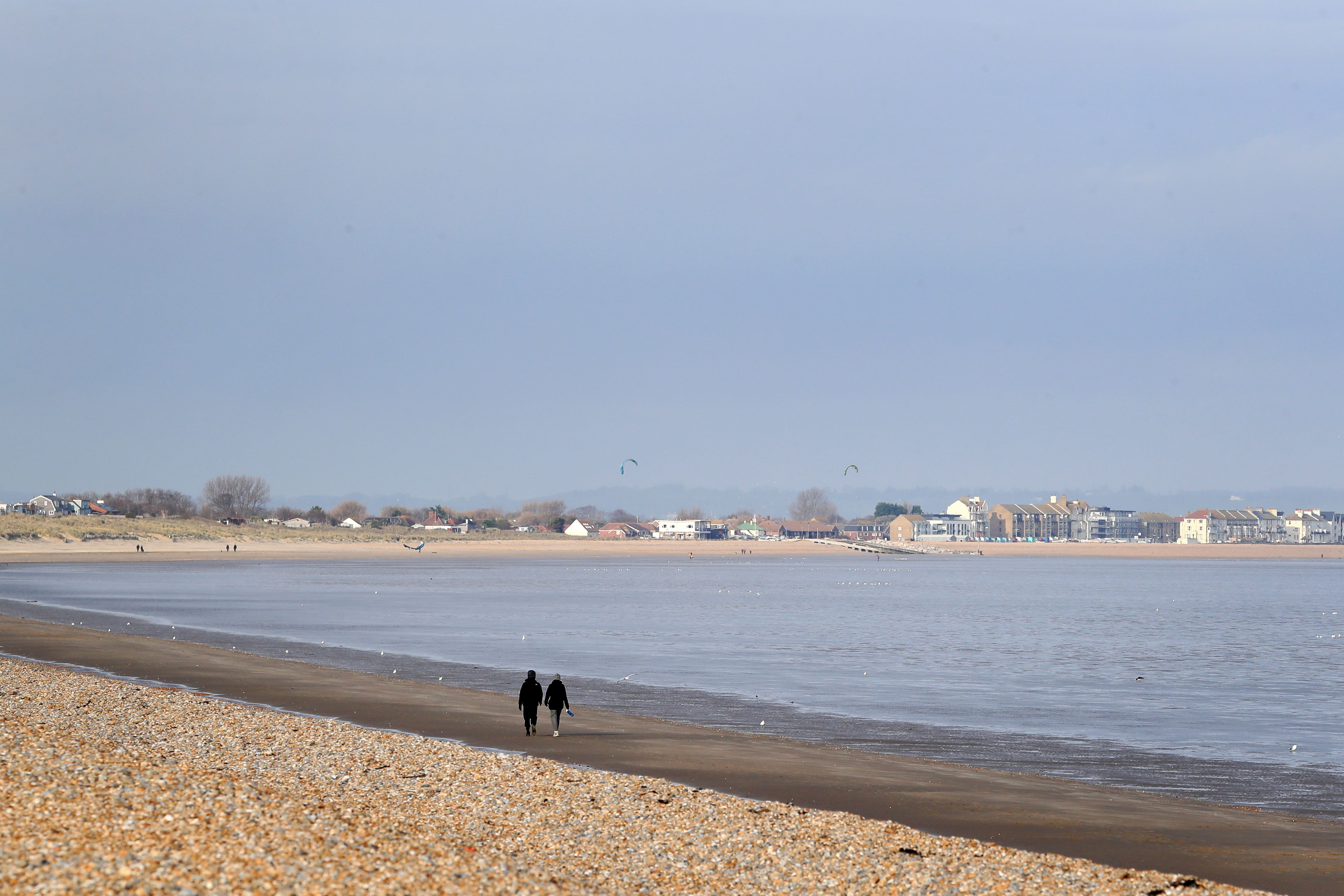 The rugged Dungeness beach in southeast England