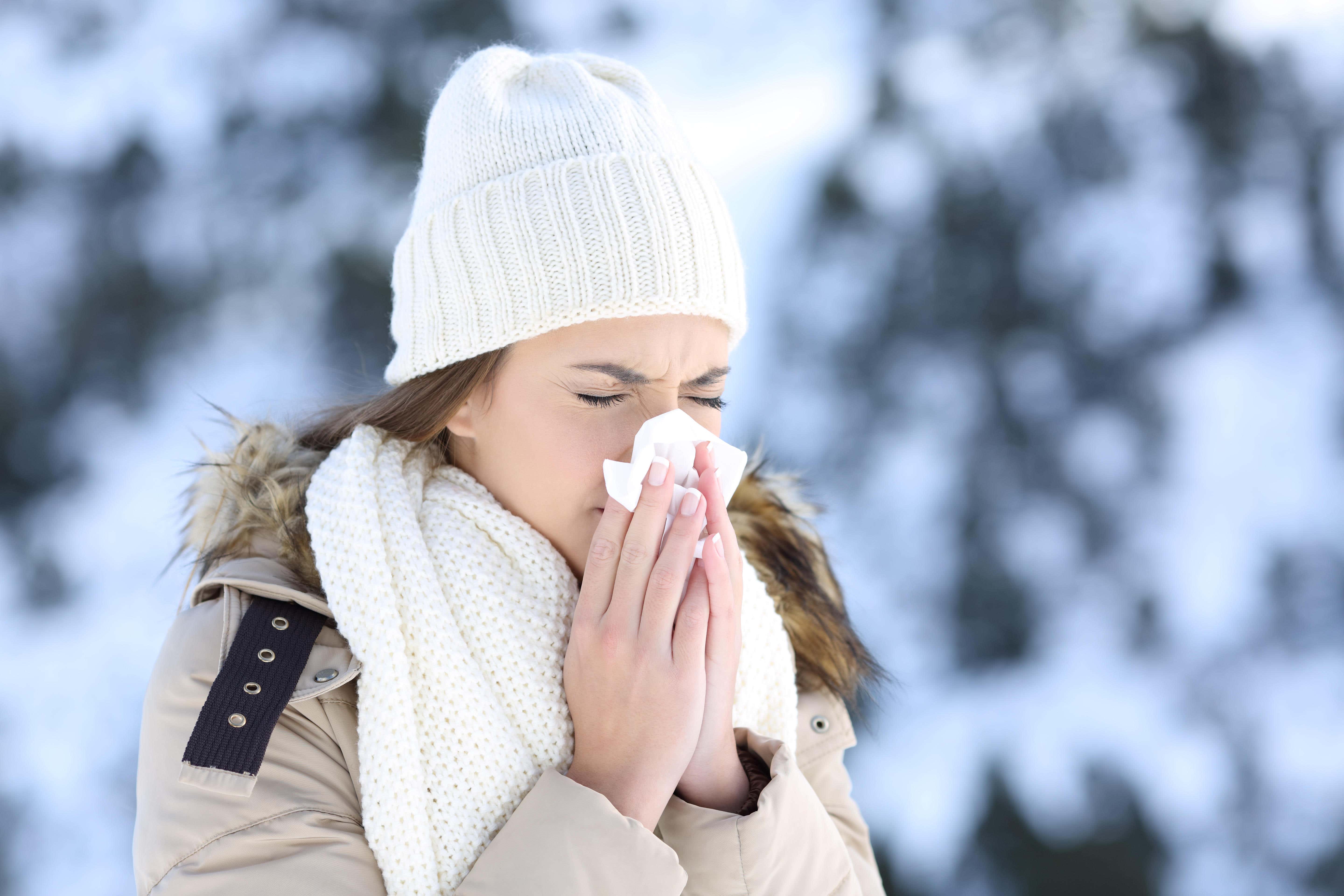 The UK is bracing for heavy snow and icy rain (Alamy/PA)