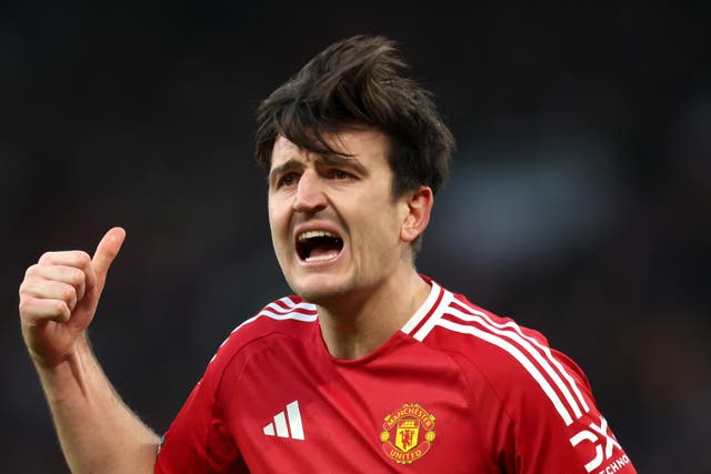 <p>Manchester United centre back and former captain Harry Maguire</p>