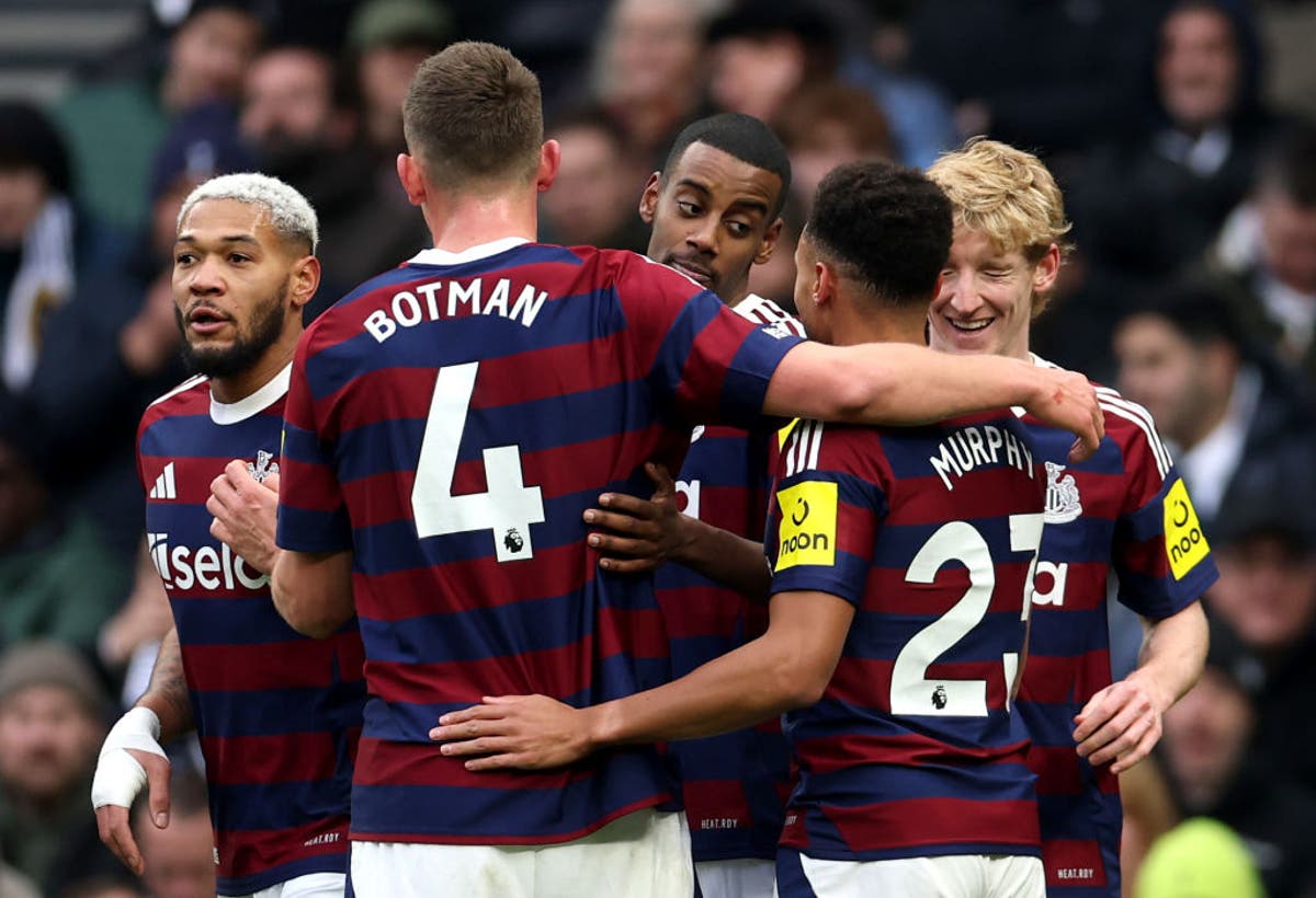 Newcastle secure fifth Premier League win in a row at depleted Tottenham – live