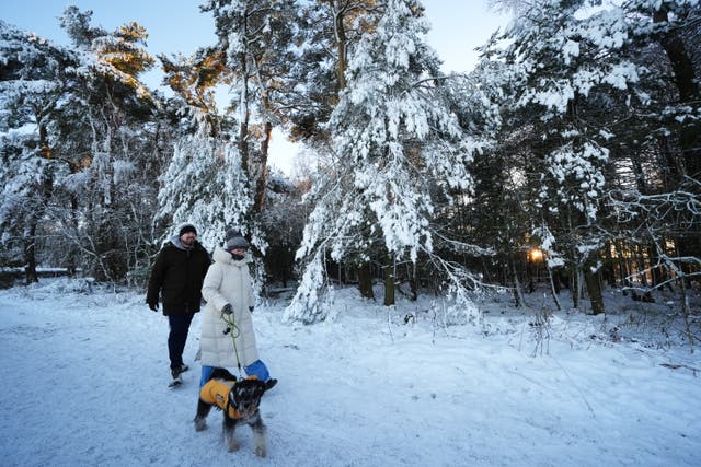 <p>The Met Office has warned of ‘extremely dangerous’ freezing rain across the UK this weekend </p>