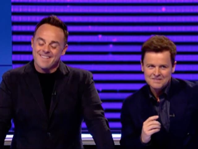 <p>Ant and Dec on ‘Limitless Win'</p>