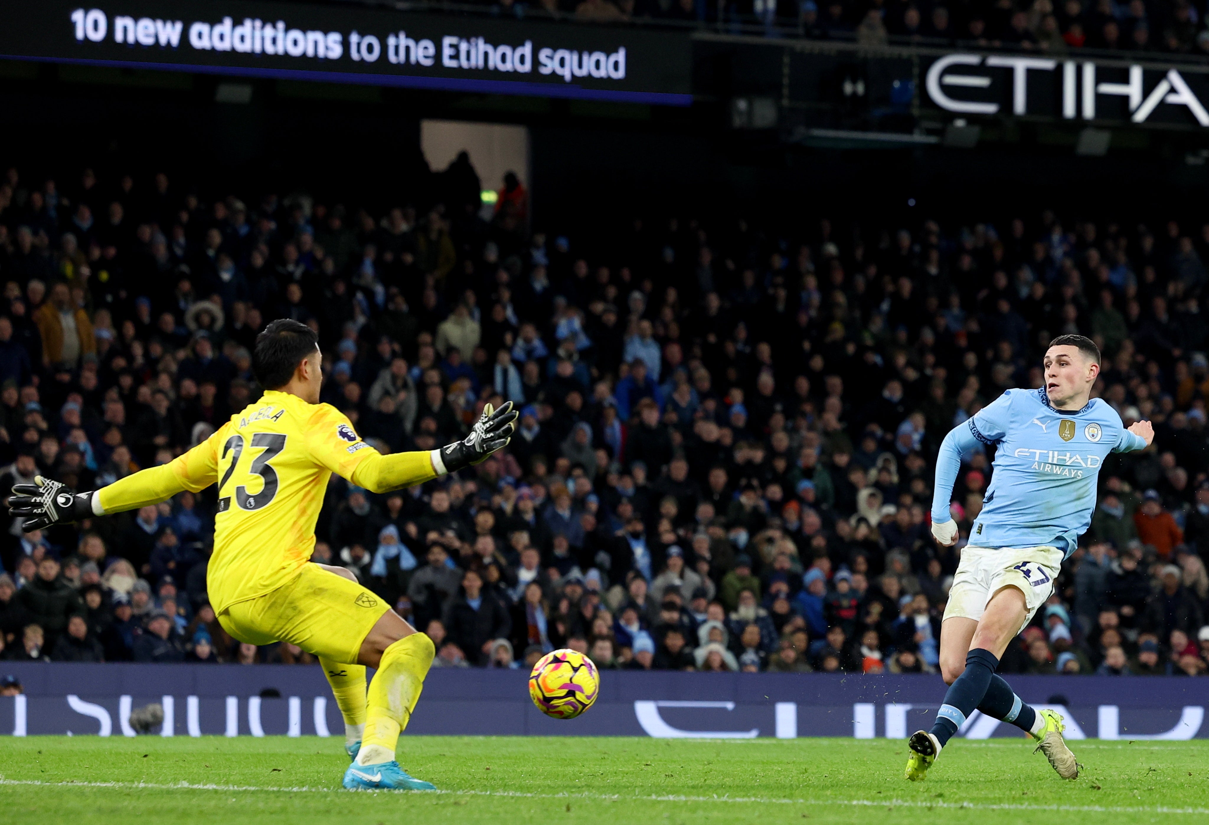 Phil Foden took his opportunity to add a fourth for City