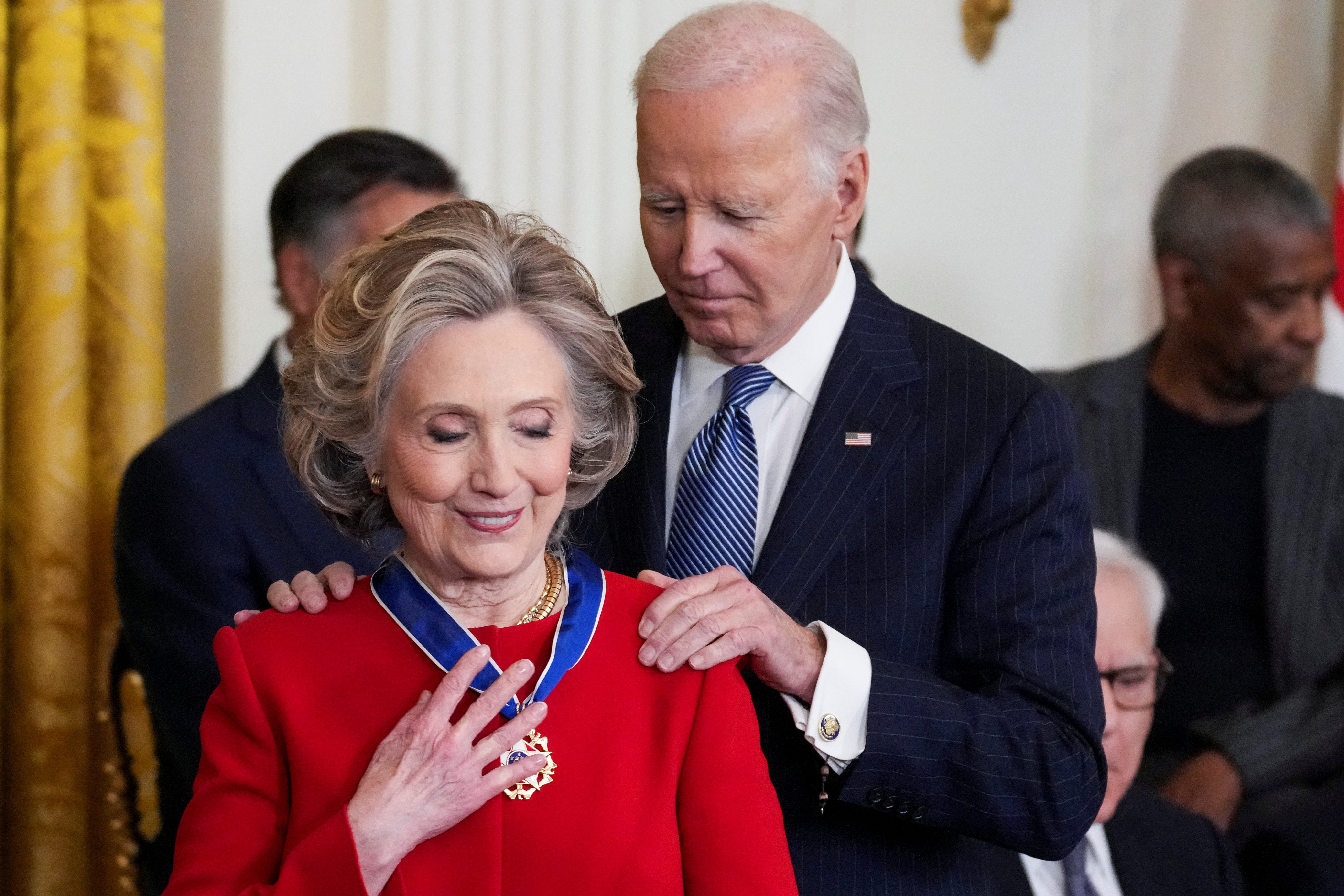 Hillary Clinton – a former US senator, Secretary of State and first lady – was honored for her contribution to politics