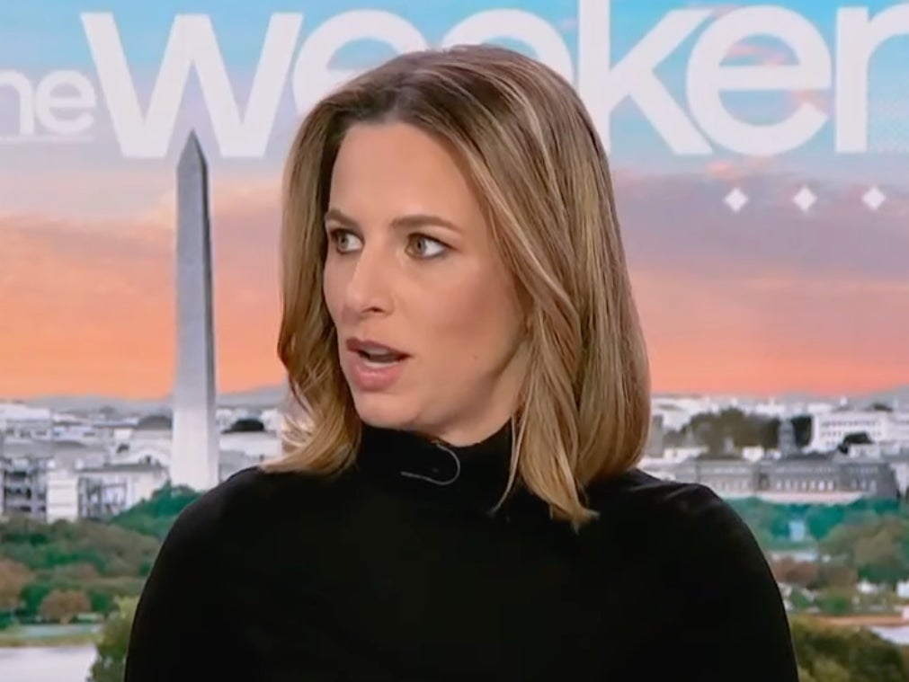 <p>MSNBC’s Alicia Menendez laughed at Donald Trump’s most recent Truth Social rant</p>