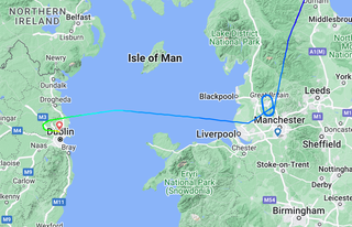 Long haul: the flightpath of Hainan Airlines from Beijing