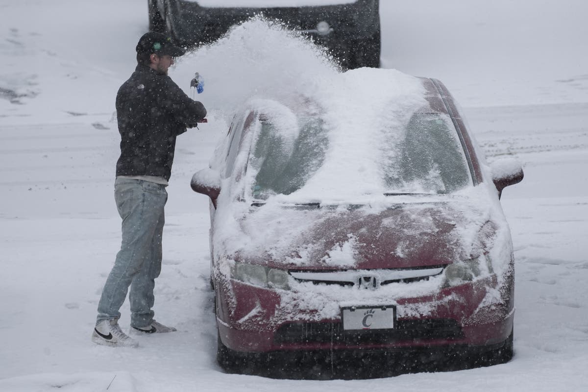 Freeze out! Nearly 70 million expected to face snow, ice and wind as storm moves across US