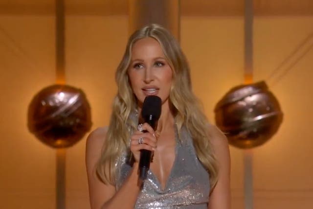<p>Nikki Glaser presents the 82nd Annual Golden Globe Awards</p>
