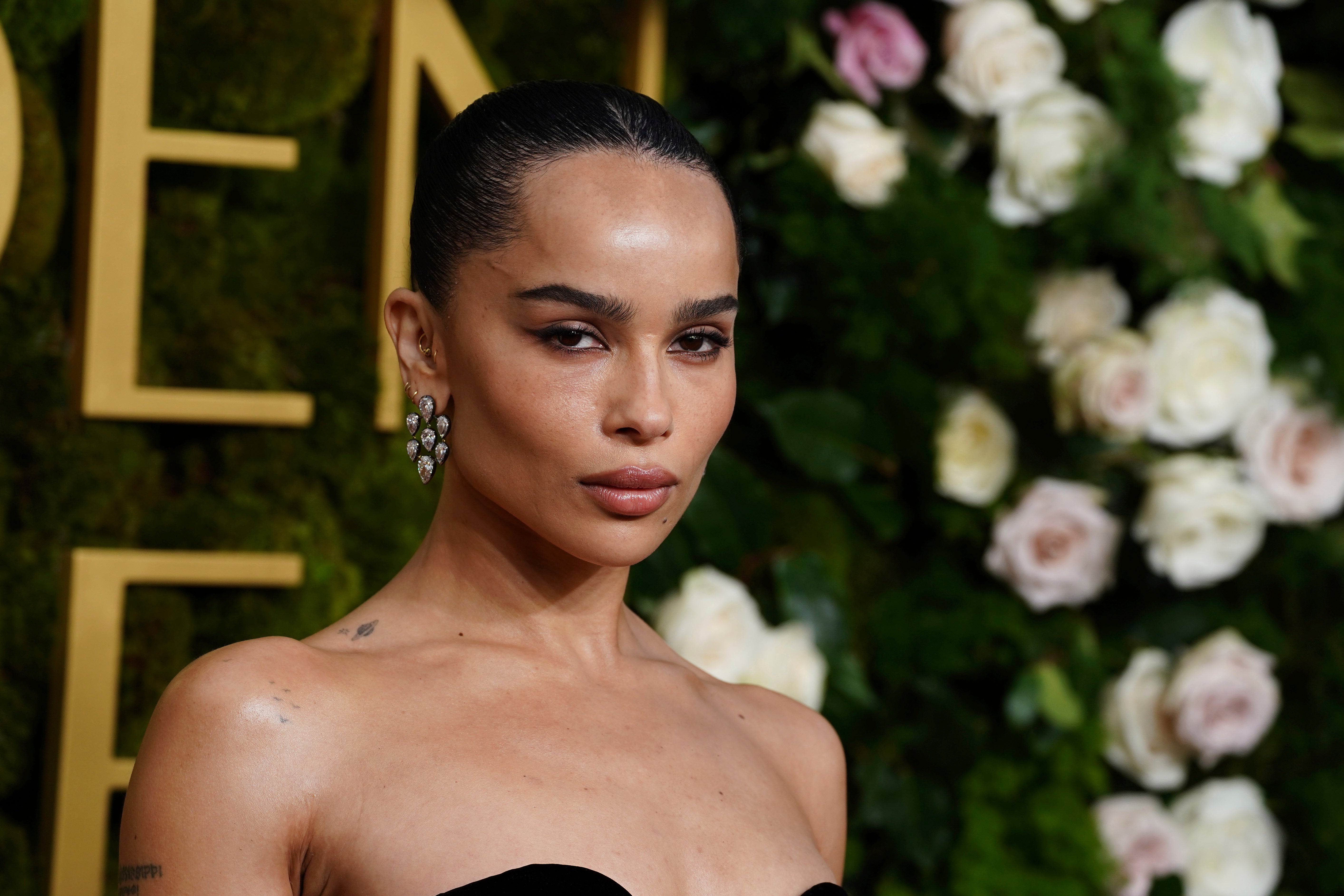 <p>Zoe Kravitz a the Golden Globes earlier this year</p>