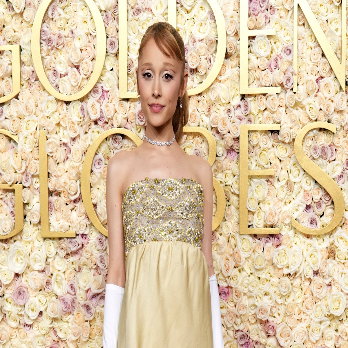 ariana grande golden globes dress   @goldenglobes in 1966 @givenchy   i am so deeply proud of our Wicked family ! and so profoundly grateful to have included in this historic and beautiful celebration of Ariana Grande Is Stunning in