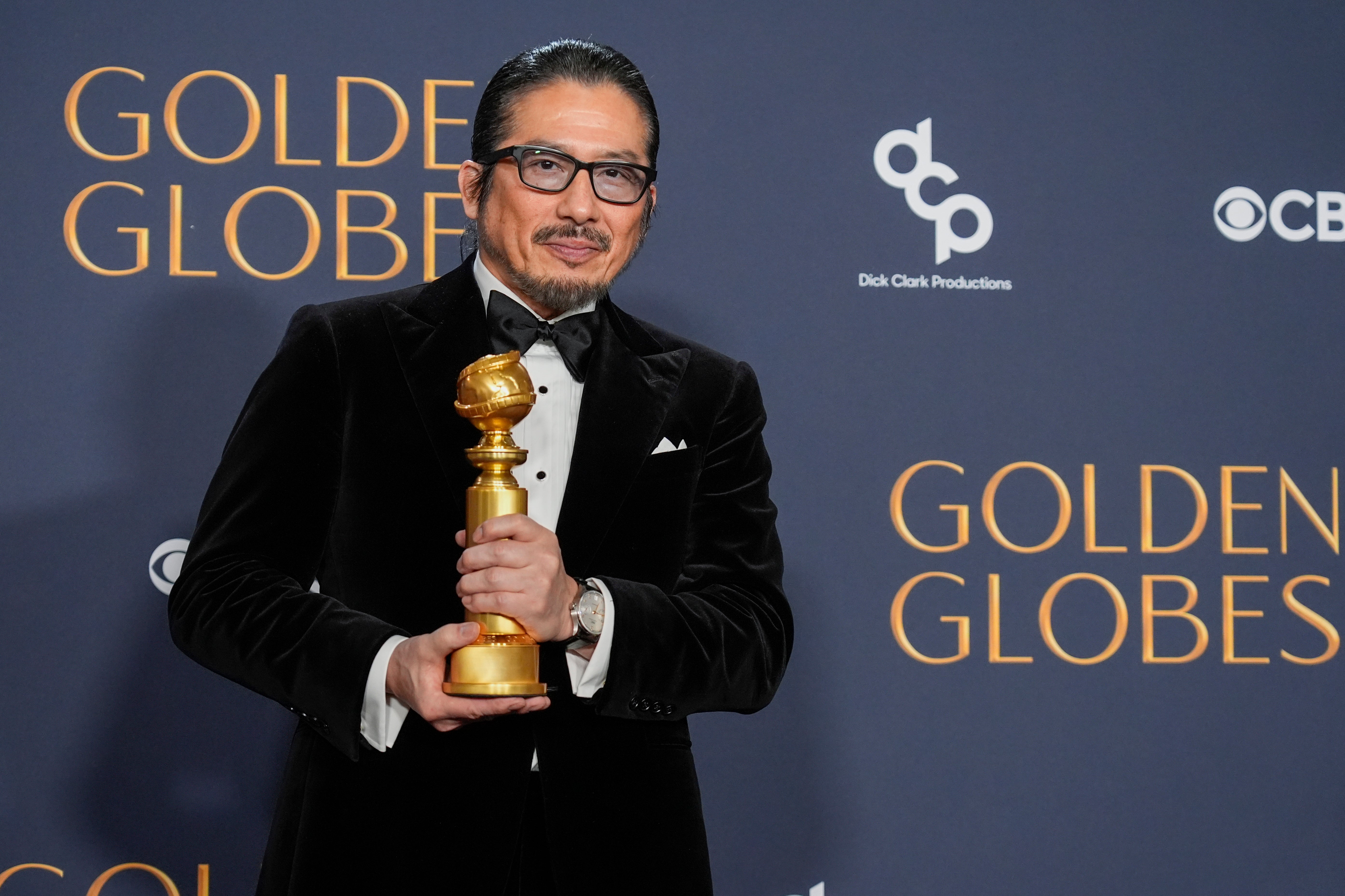 Hiroyuki Sanada wins at the 2025 Golden Globes