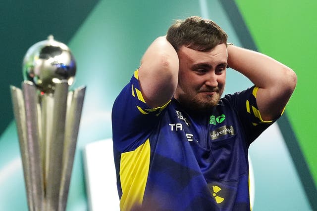 Luke Littler is the world champion (Zac Goodwin/PA)