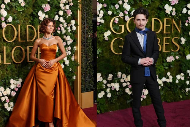 Zendaya, Timothee Chalamet and more stunned on the Golden Globes red carpet (Jordan Strauss/AP)