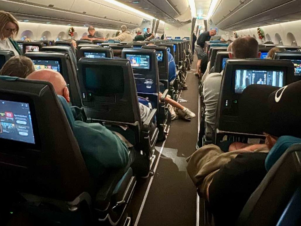 Long haul: Passengers on Singapore Airlines flight SQ52 from Singapore to Manchester, double-diverted to Gatwick