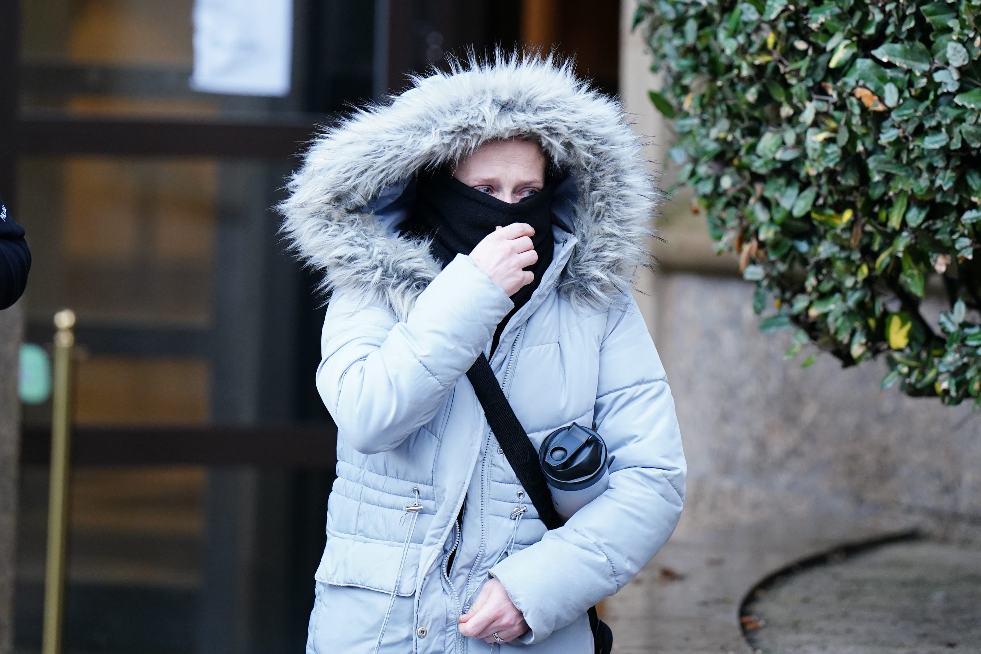 Marianne Gallagher leaves the High Court in Glasgow (Jane Barlow/PA)