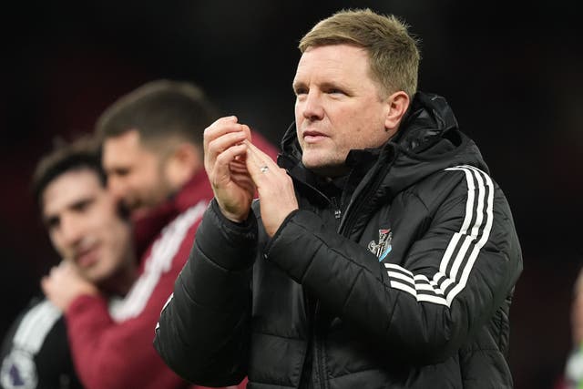 <p>Eddie Howe does not care what people outside Newcastle think about his team</p>