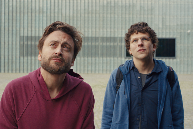 <p>Kieran Culkin and Jesse Eisenberg in ‘A Real Pain’ </p>