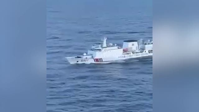 <p>Chinese Coast Guard monster ship 'intrudes' into waters near Philippine island</p>