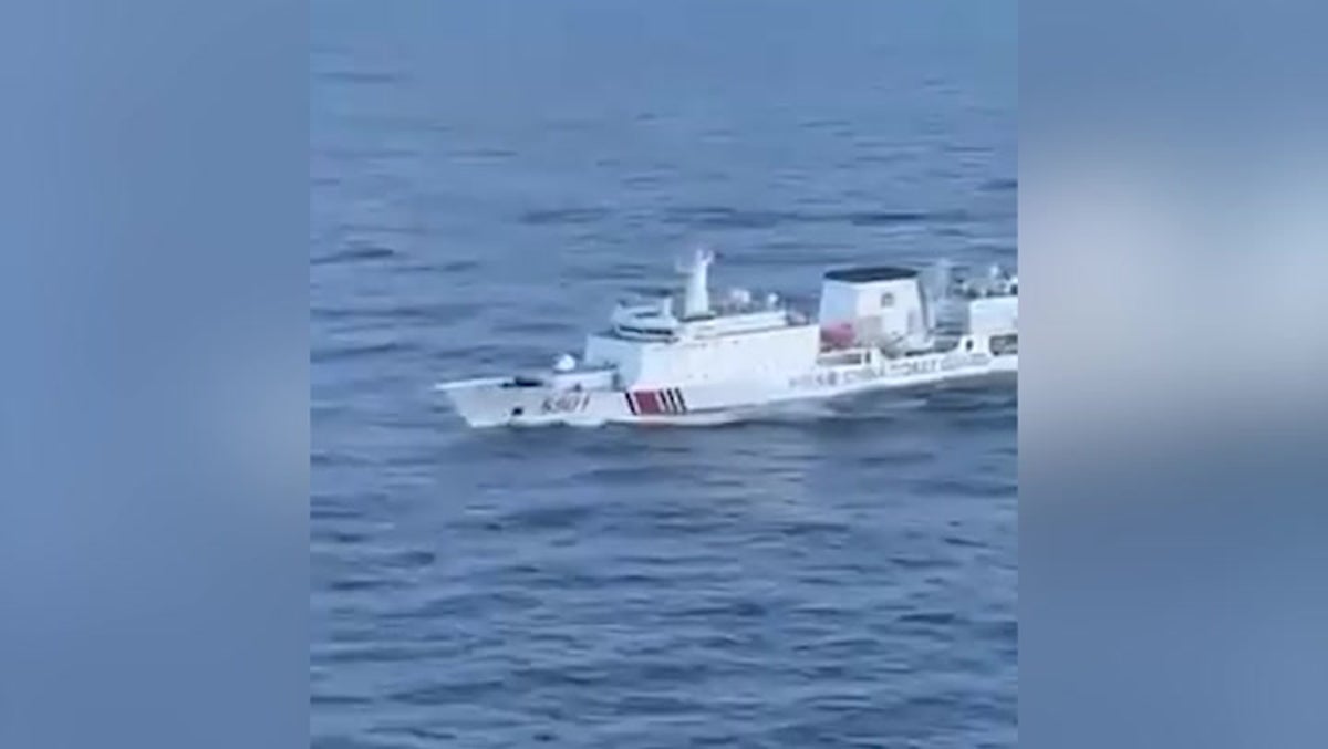 Chinese Coast Guard monster ship ‘trespasses’ into waters near Philippine island