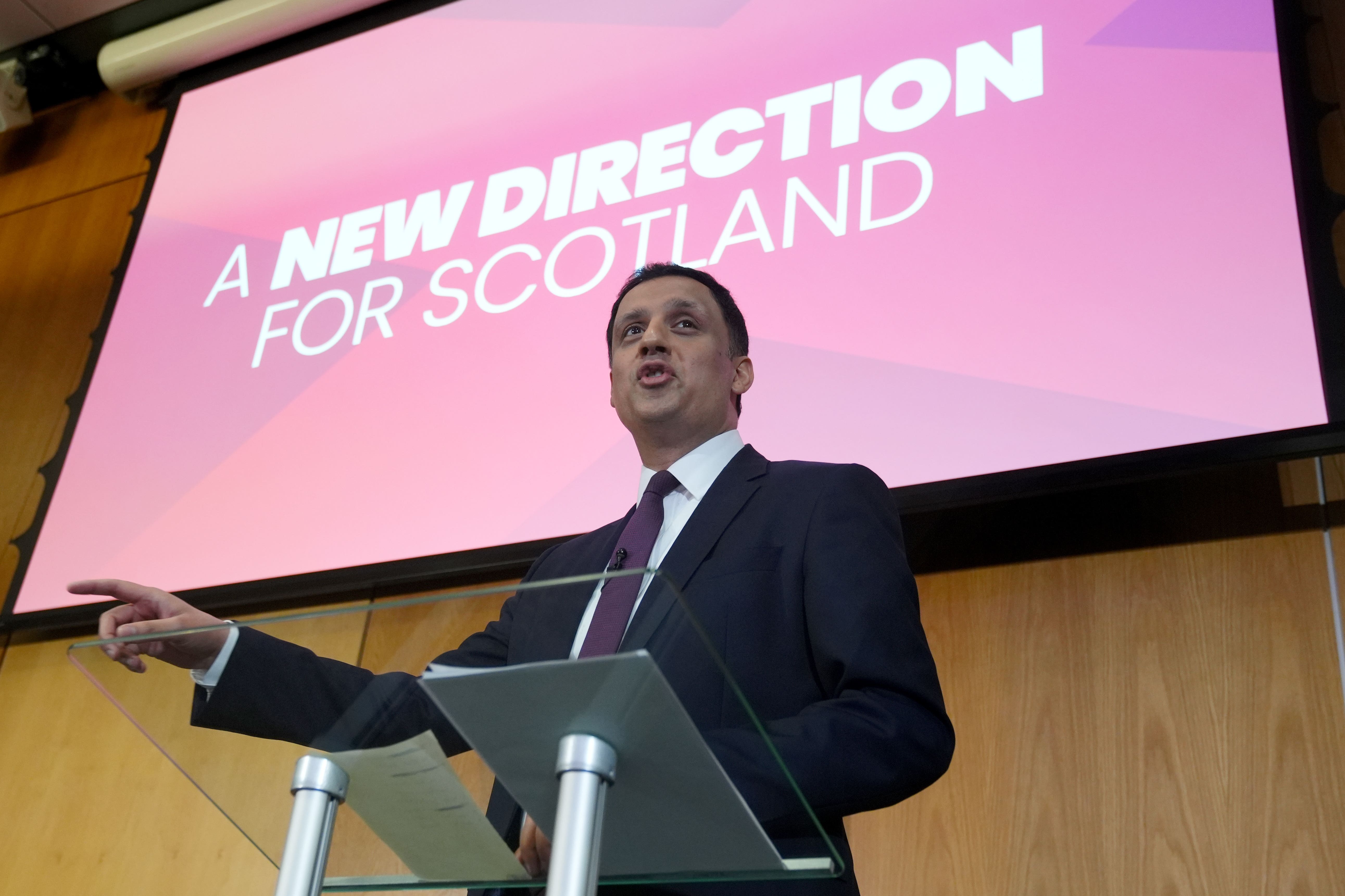 Anas Sarwar has said a Scottish Labour government would have an adult working relationship with Donald Trump (Andrew Milligan/PA)