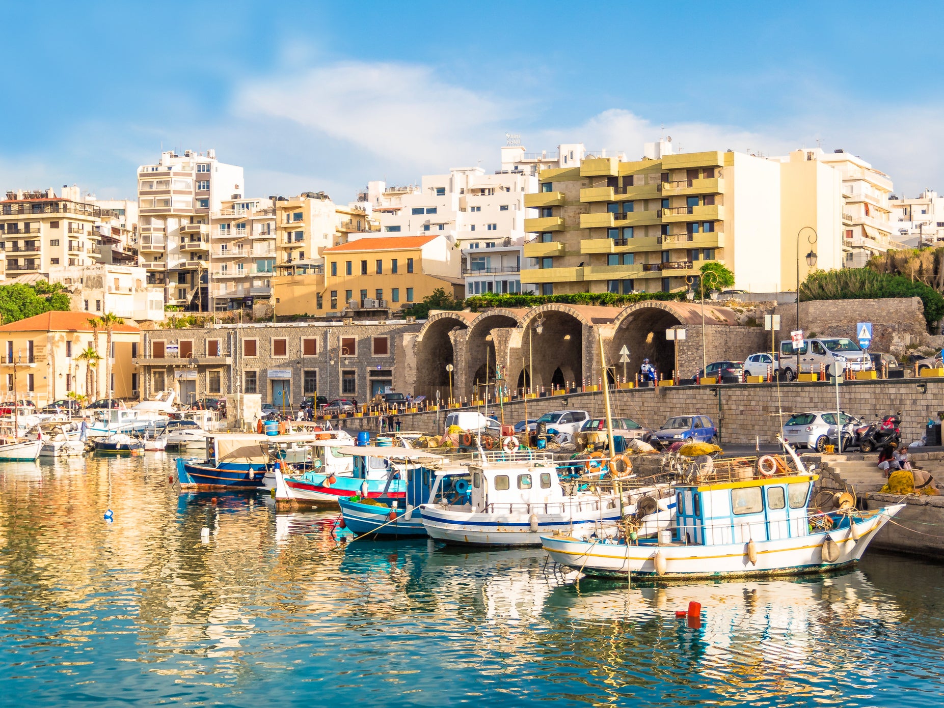 The port city of Heraklion, in Crete, is a great stop for archaeological treasures