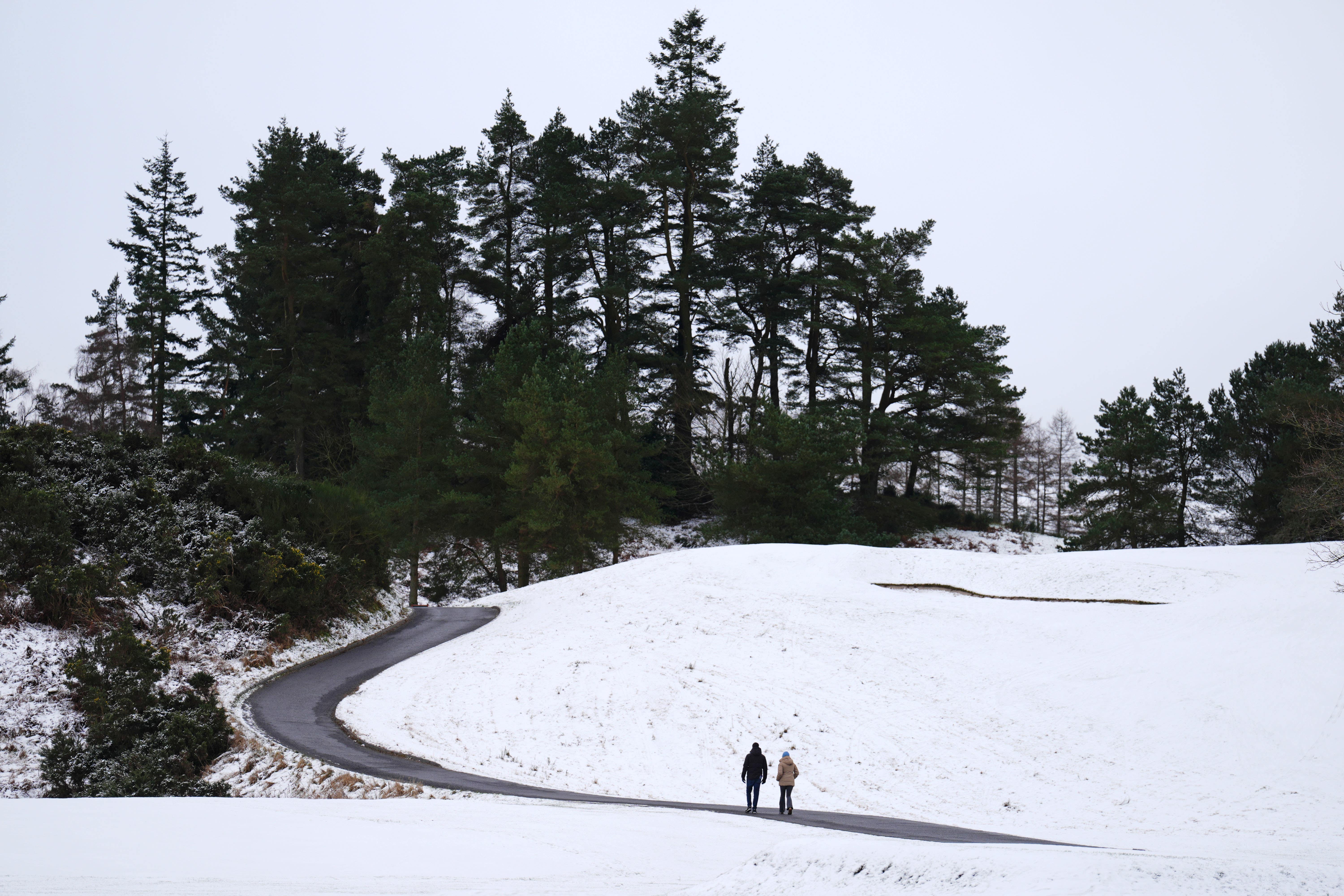 Walkers at Gleneagles in Perth and Kinross (Andrew Milligan/PA)