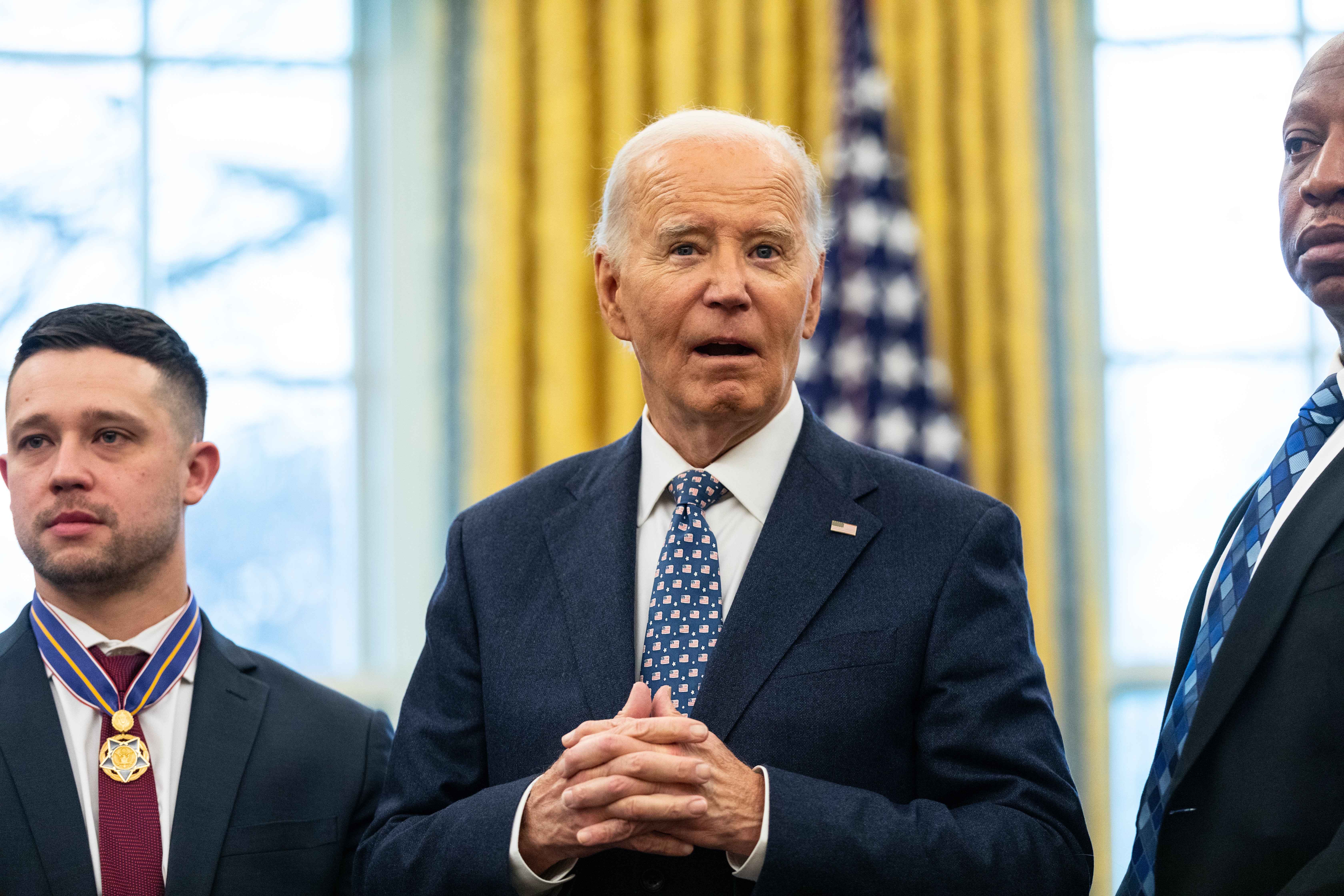 Biden has condemned the actions of rioters and Trump on January 6 throughout his presidency