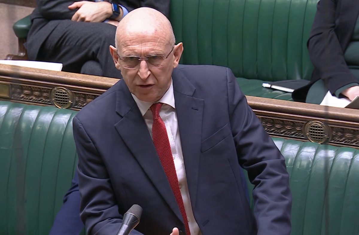 John Healey admits UK has not had any talks with Trump over crumbling Chagos deal