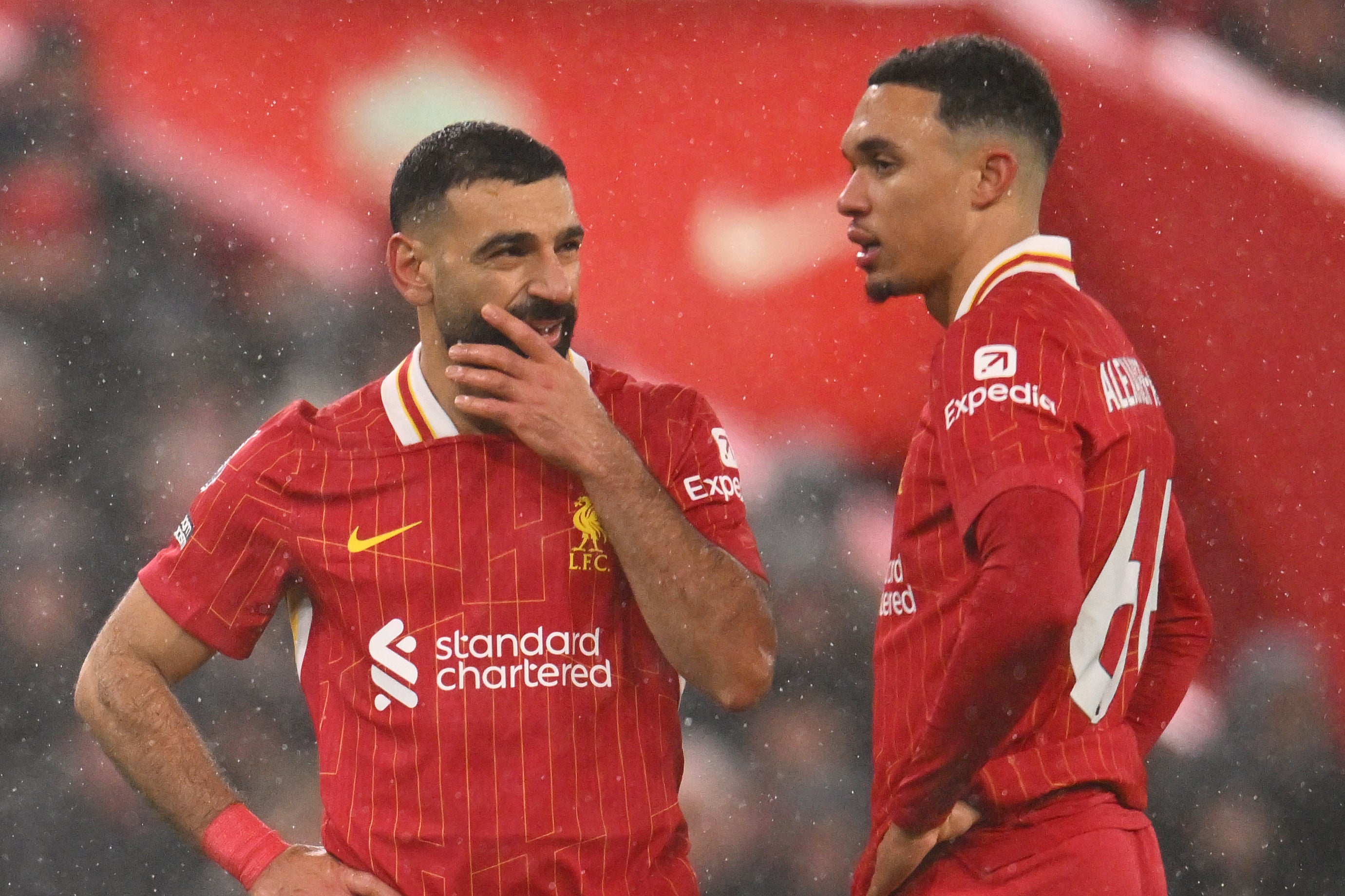 Mohamed Salah and Trent Alexander-Arnold are out of contract this summer