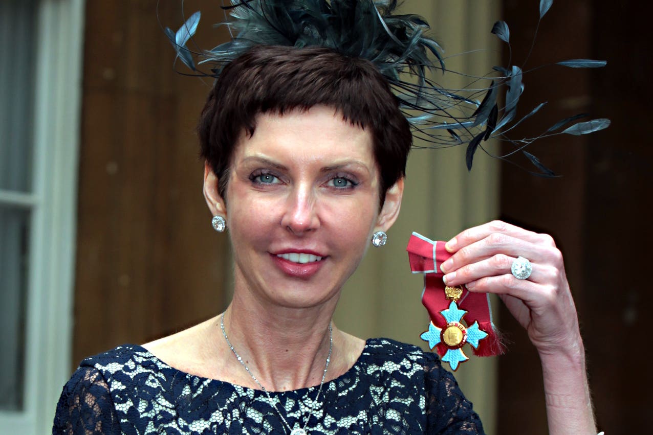 Bet365's Denise Coates with her commander of the British Empire Medal in 2012 (Sean Dempsey/Dad)