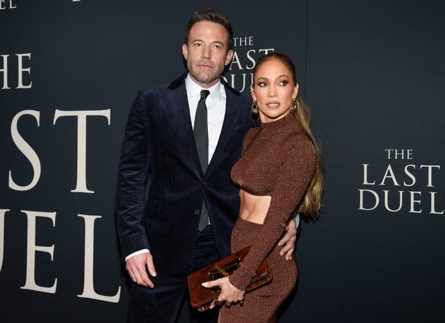 <p>Jennifer Lopez and ex-husband Ben Affleck</p>