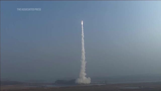 <p>North Korea launches new hypersonic missile as Kim Jong Un vows to further expand nuclear weapons.</p>