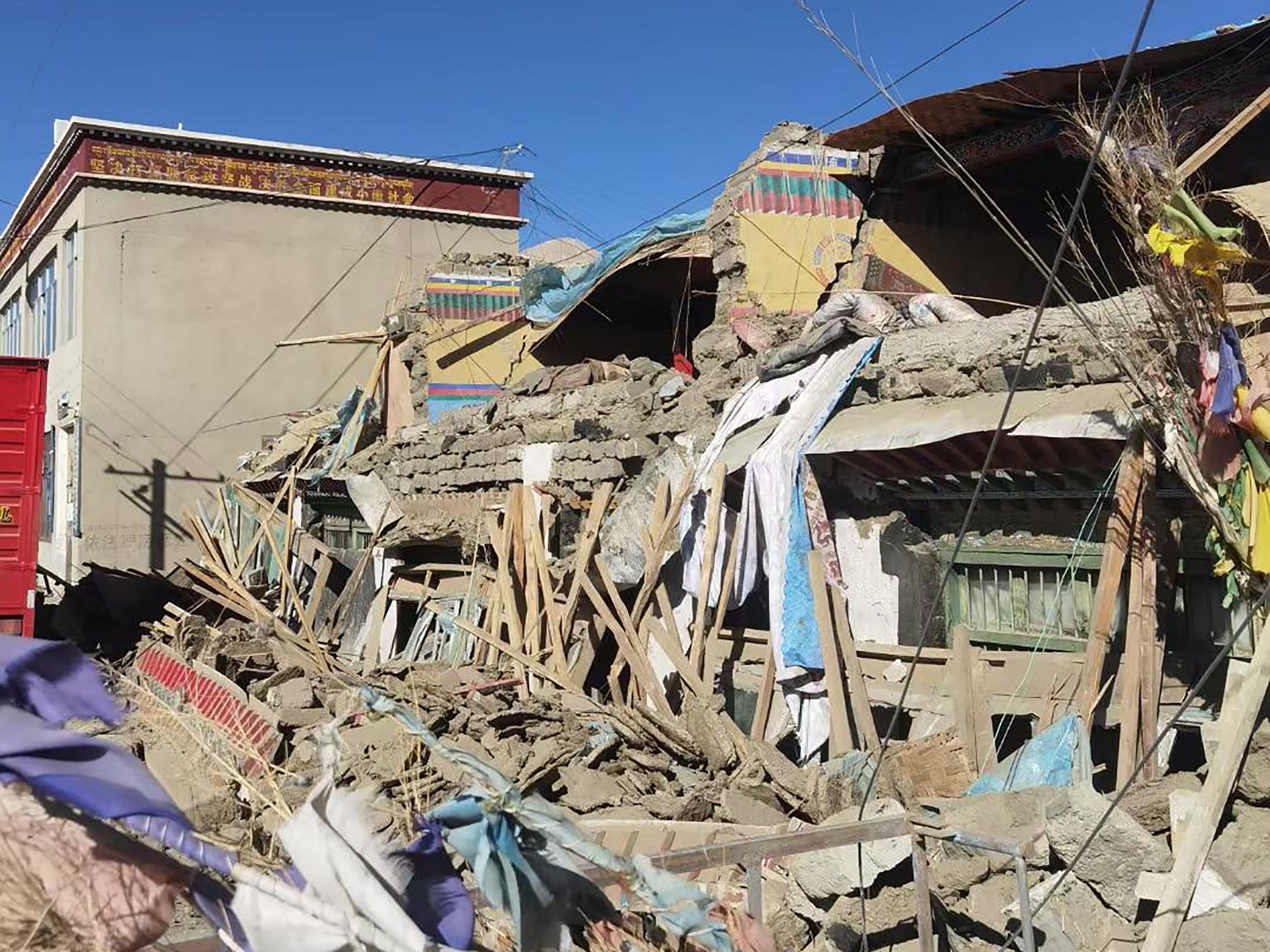 Around 3,600 houses have been damaged in Shigatse region of Tibet