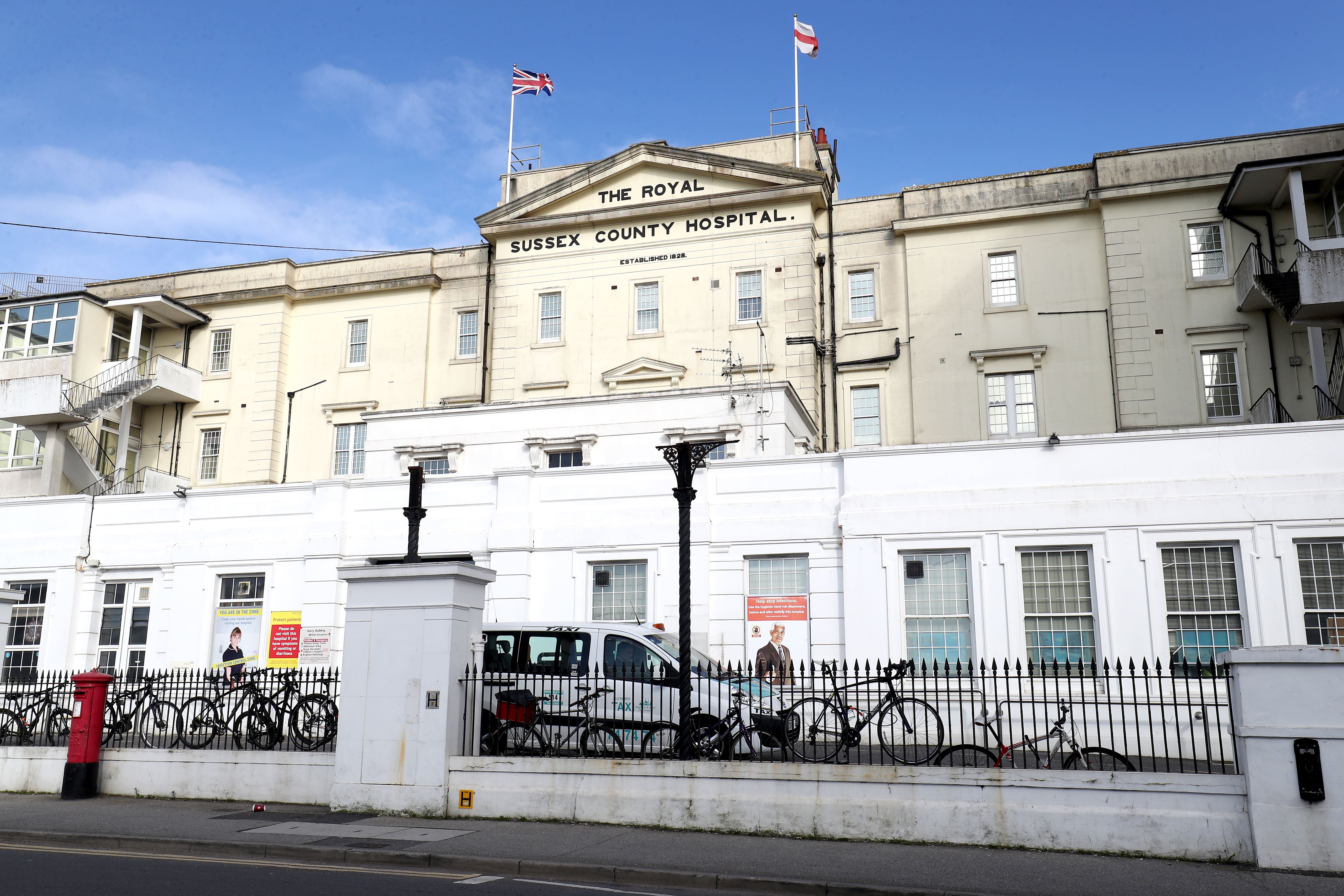 Royal Sussex County Hospital in Brighton (Gareth Fuller/PA)