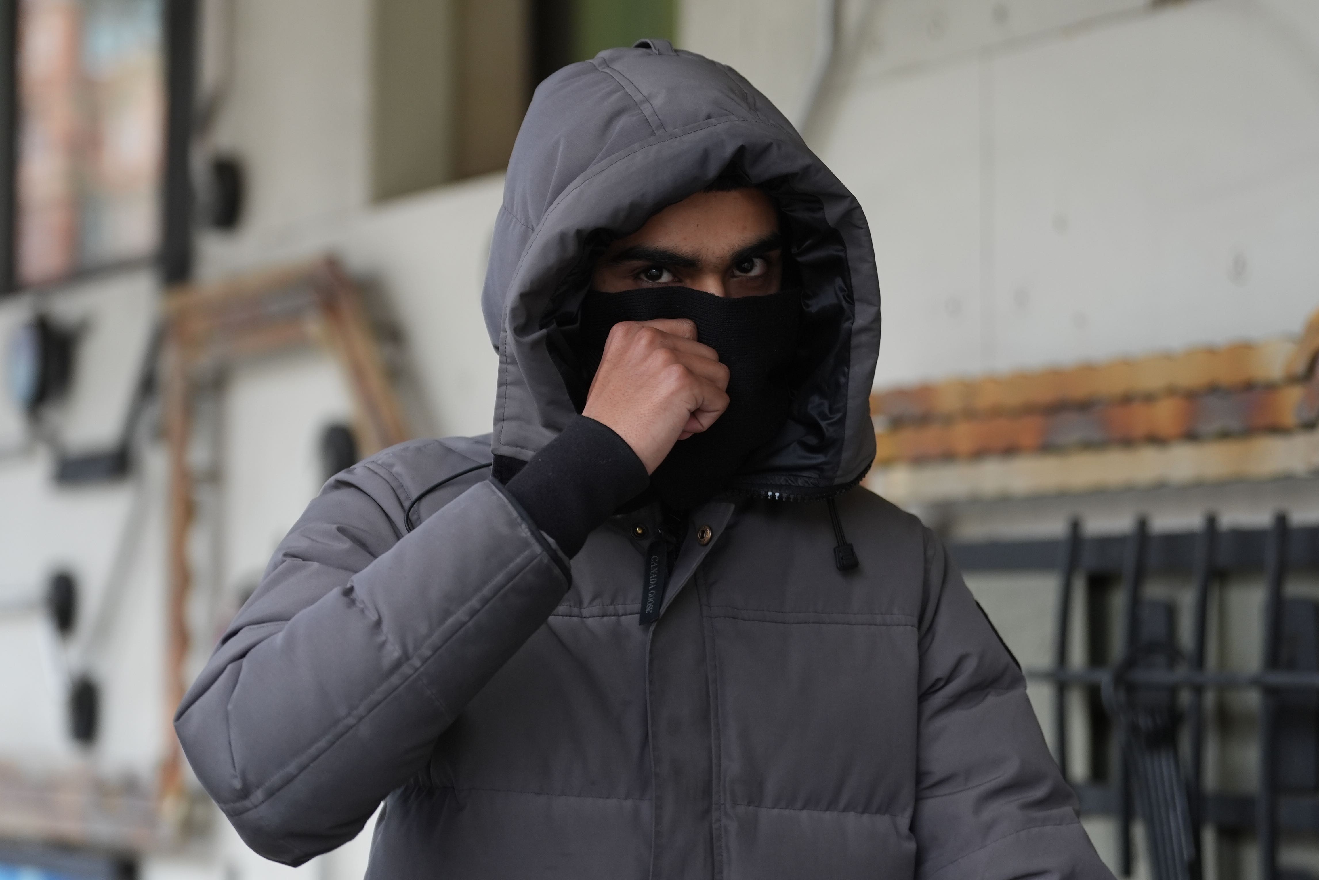 Imran Chowdhury, 25, of Chingford, north-east London, leaving Westminster Magistrates’ Court (Lucy North/PA)