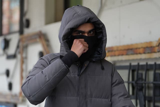 Imran Chowdhury, 25, of Chingford, north-east London, leaving Westminster Magistrates’ Court (Lucy North/PA)