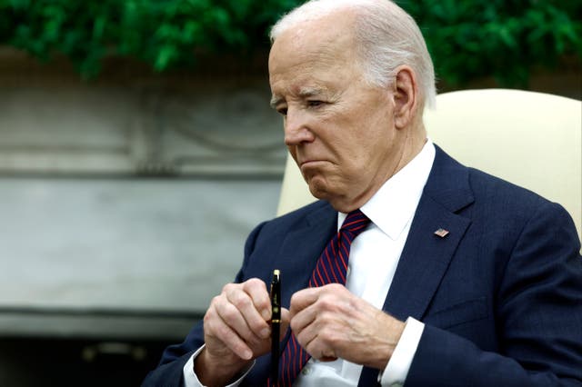 <p>President Joe Biden is said to be considering exchanging a longtime Guantanamo Bay prisoner for three Americans held by the Taliban </p>