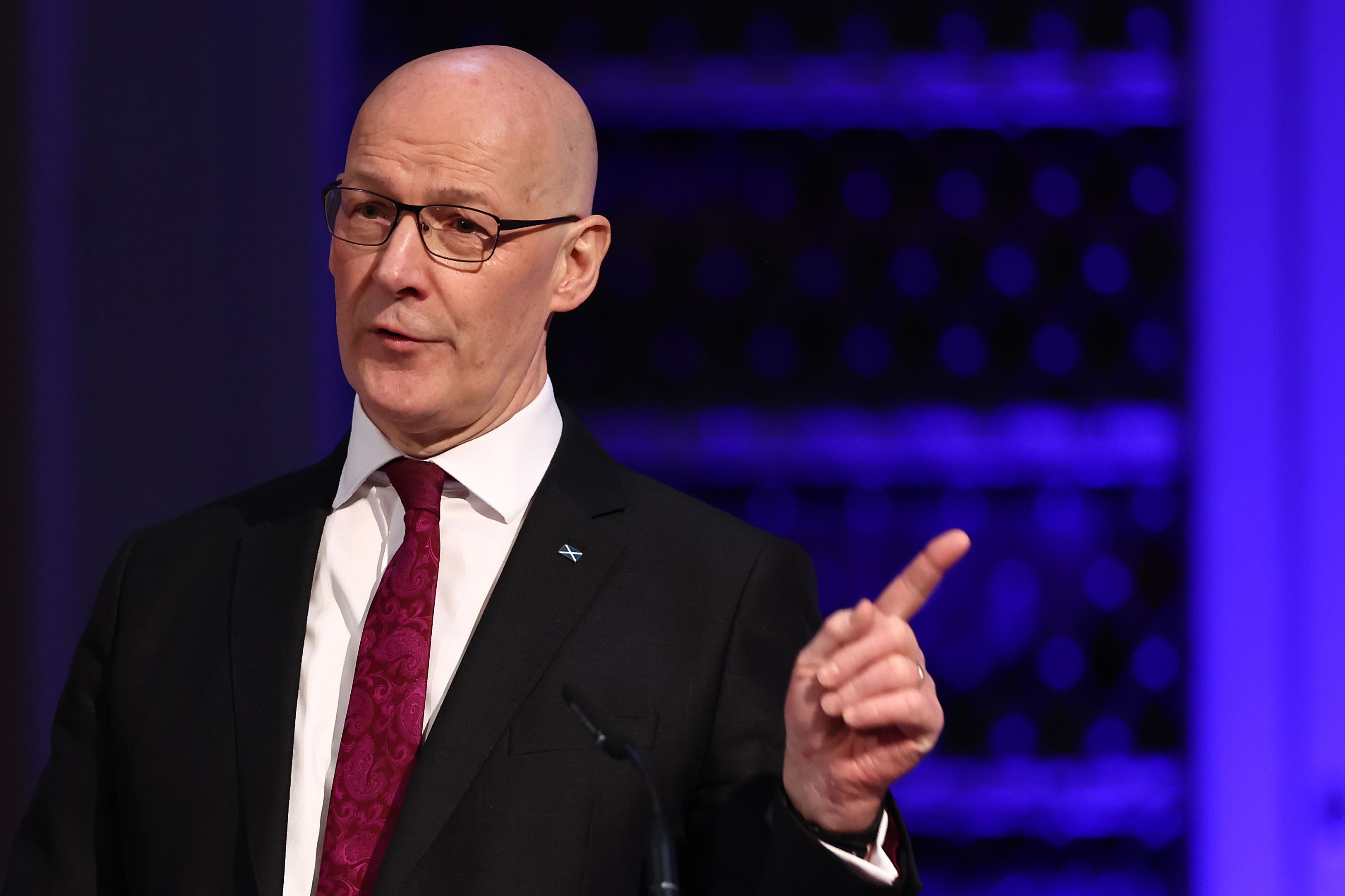 John Swinney was speaking during a debate in Holyrood (Jeff Mitchell/PA)