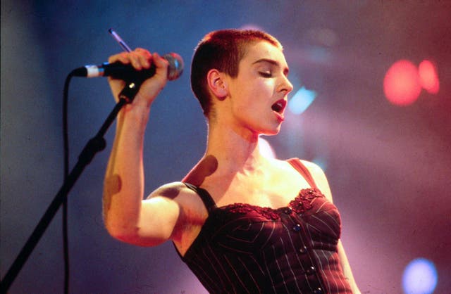 <p>O’Connor performing in 1992</p>