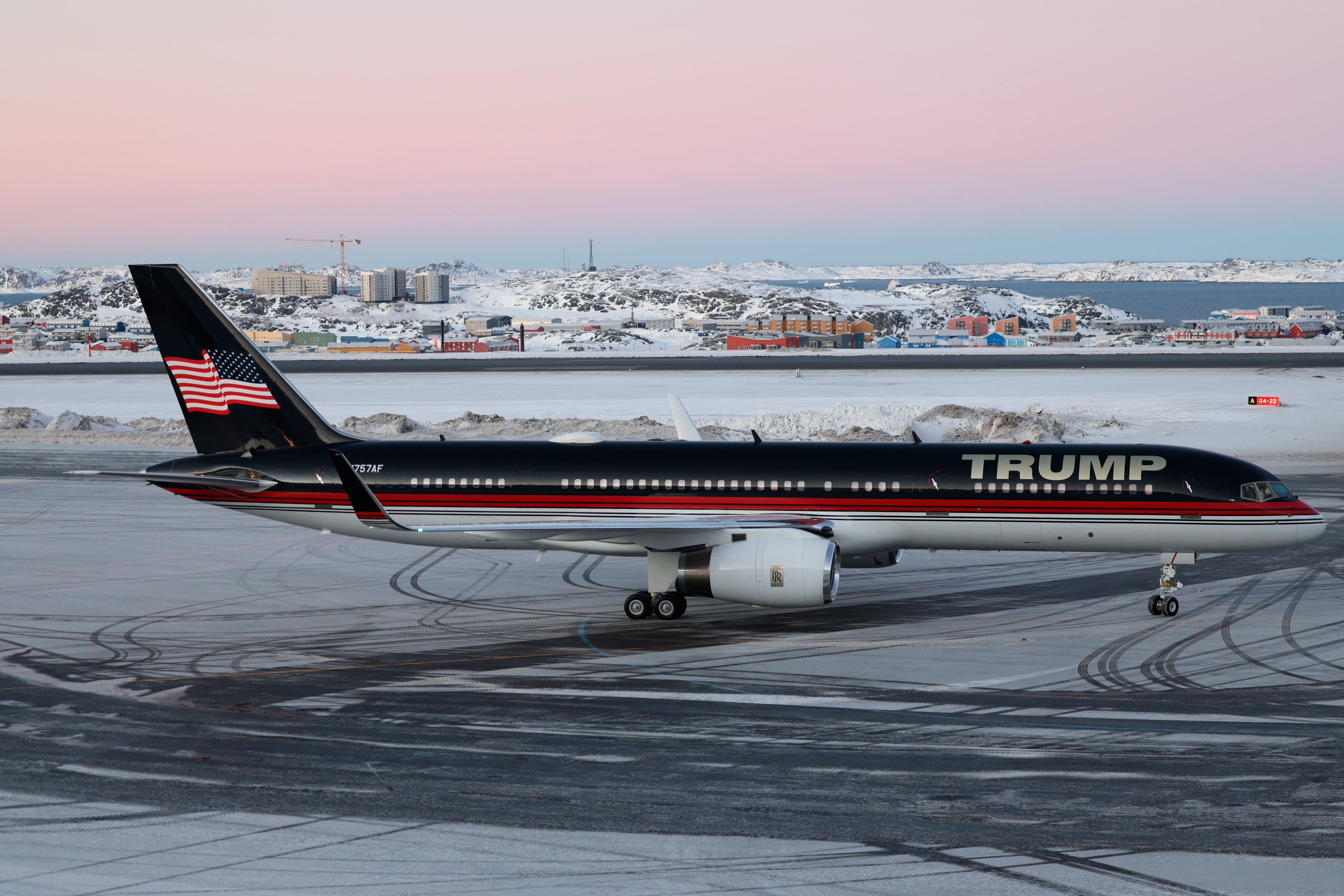 Donald Trump Jr’s plane lands in Nuuk