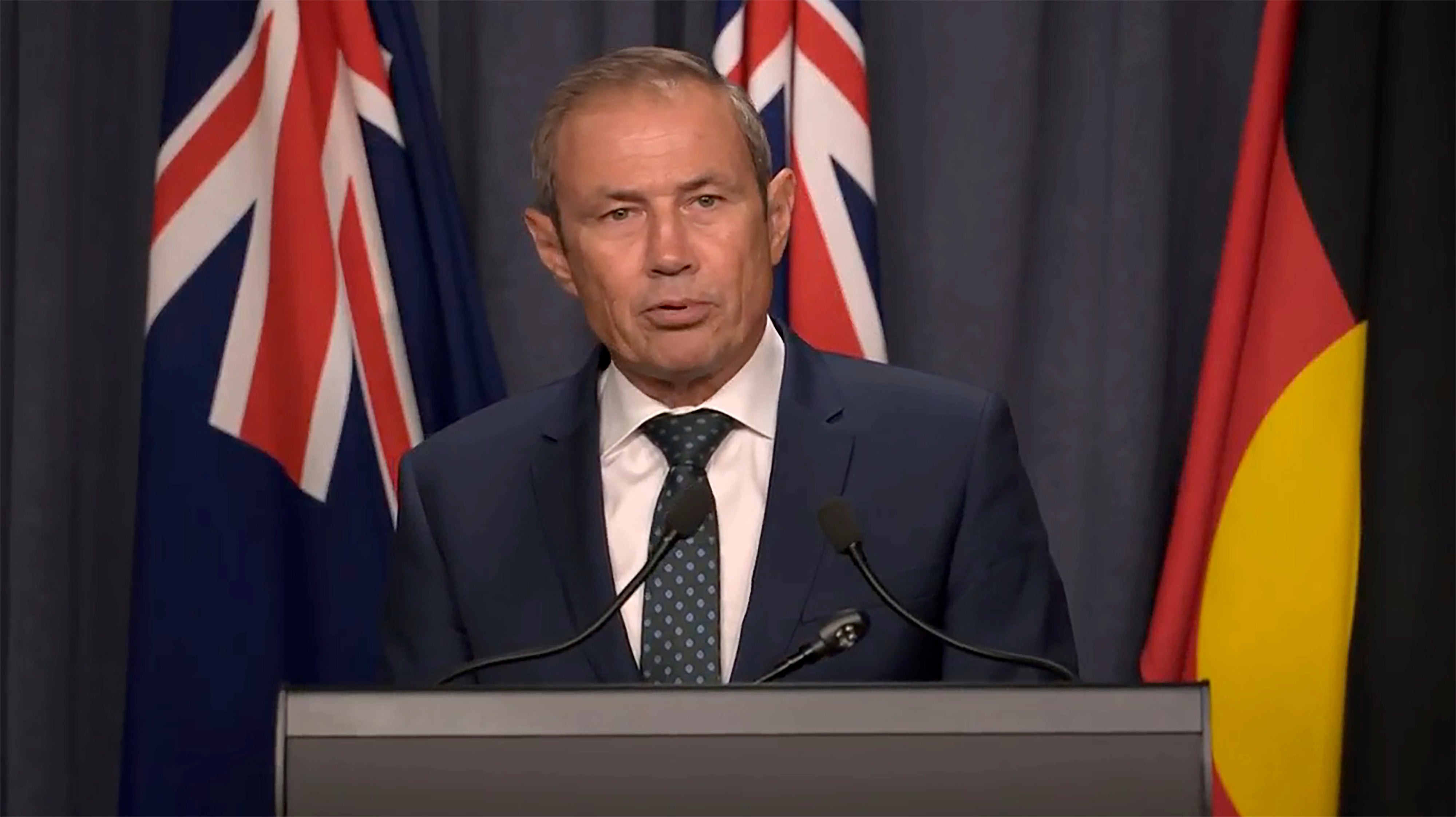 Western Australian premier Roger Cook was speaking at a leadership event