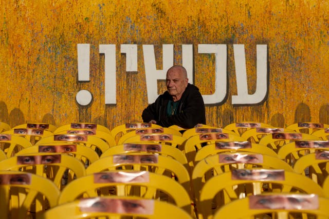 APTOPIX Israel Hostages Another Winter