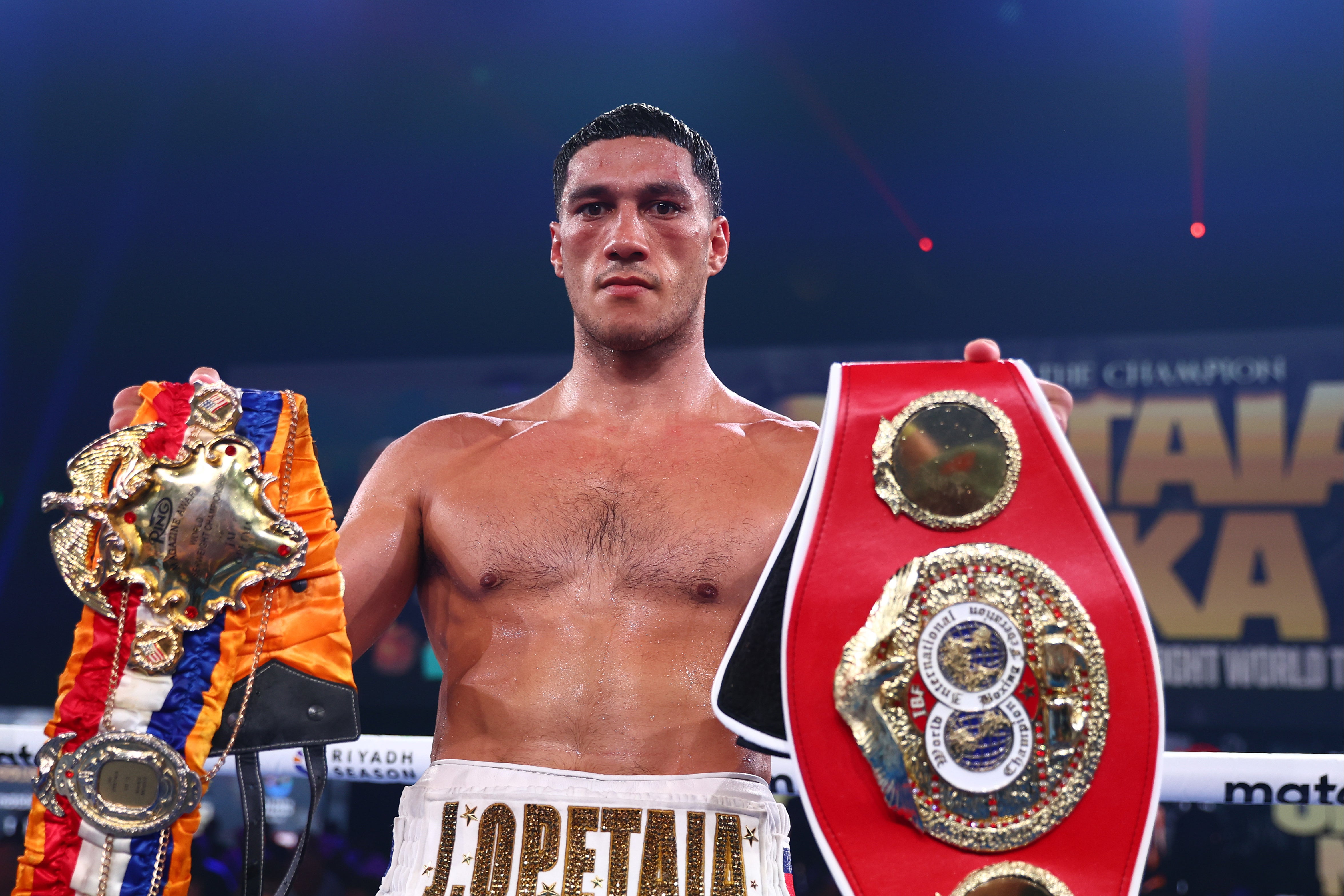 Jai Opetaia retained the IBF cruiserweight title and Ring Magazine belt